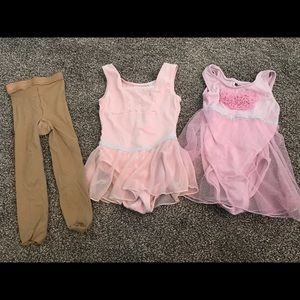 Ballet leotards and tights